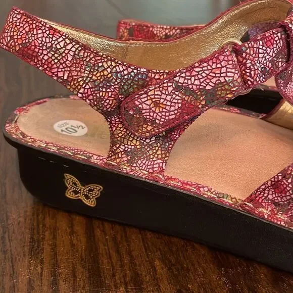 Alegria size 41 sandals great for being on your feet all day boho floral… - Picture 4 of 12